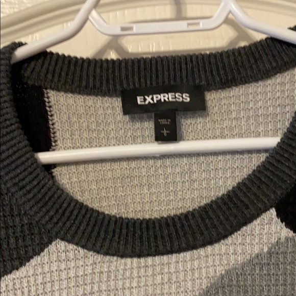 Express Men: Grey Camouflage crewneck (NEVER WORN) - Picture 2 of 3
